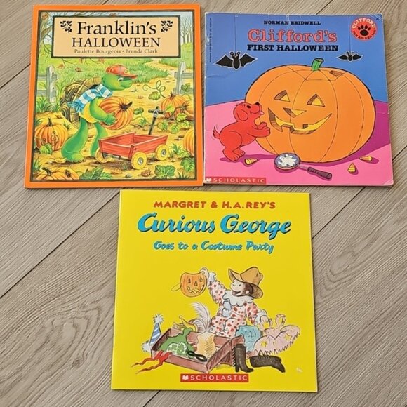 Vintage Halloween Toddler Kids Book Lot Of 8 Books - Picture 9 of 10